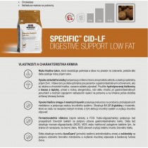 SPECIFIC CID-LF Digestive Support Low Fat, 12 kg